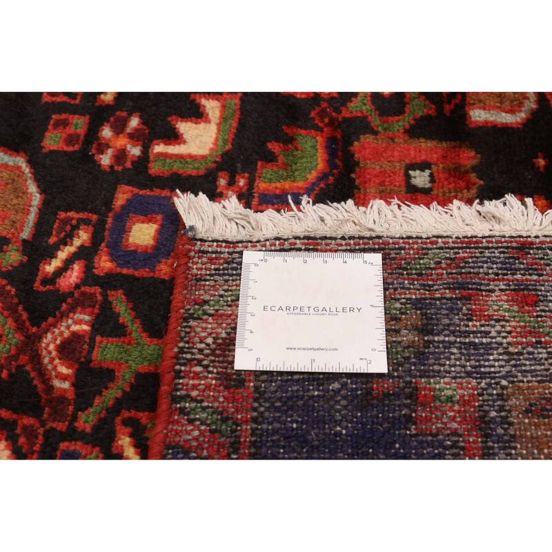 ECARPETGALLERY Hand-knotted Anadol Black Wool Rug - 4'6 x 7'3