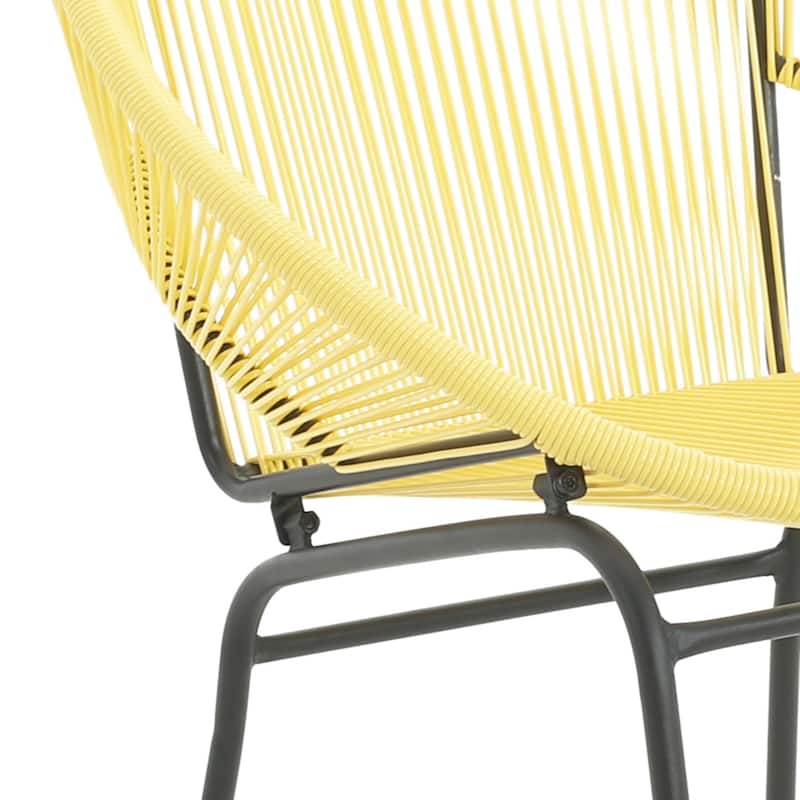 Nusa Outdoor Modern Rattan Club Chair (Set of 2) by Christopher Knight Home