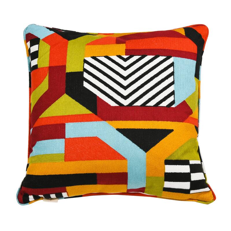 Jennifer Taylor Home La Broderie Accent Throw Pillow - Colorpop