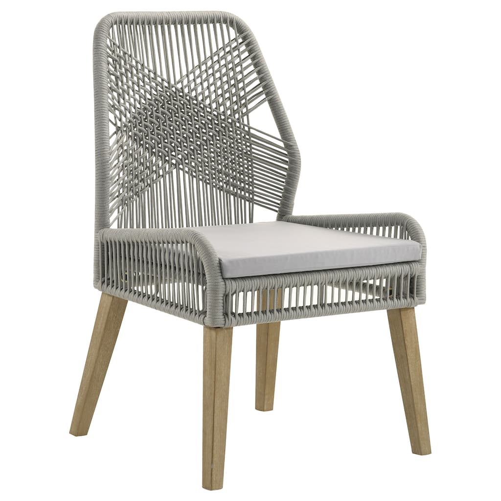 Nakia Woven Rope Dining Side Chairs (Set of 2)