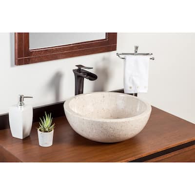Natural Stone Vessel Bathroom Sink - Isidro Ojinaga Marble