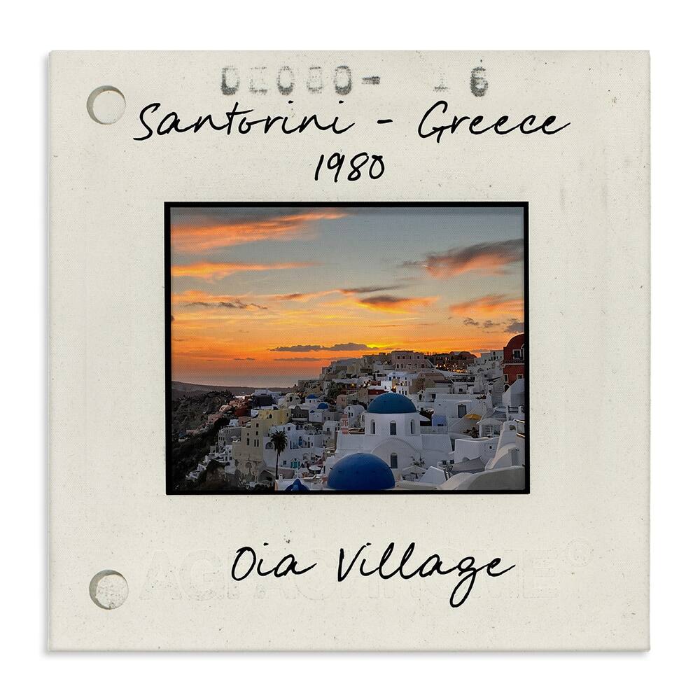 Stupell Greece Travel City View Canvas Wall Art Design By Val Rhodes