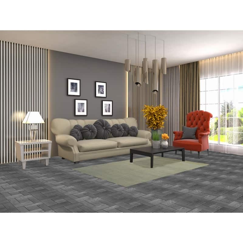 Green Gabbeh Modern Rug Hand-Knotted Wool Carpet - 3'10" x 6'0"