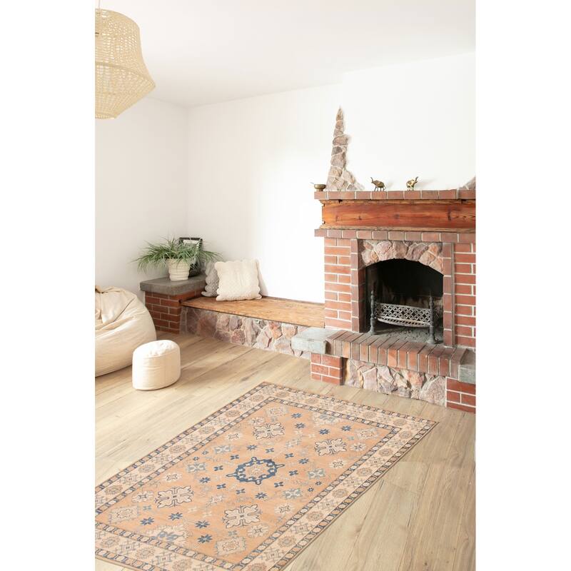 ECARPETGALLERY Hand-knotted Finest Ghazni Tan Wool Rug - 8'5 x 12'8