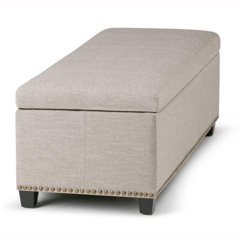 WYNDENHALL Stanford Upholstered Storage Ottoman