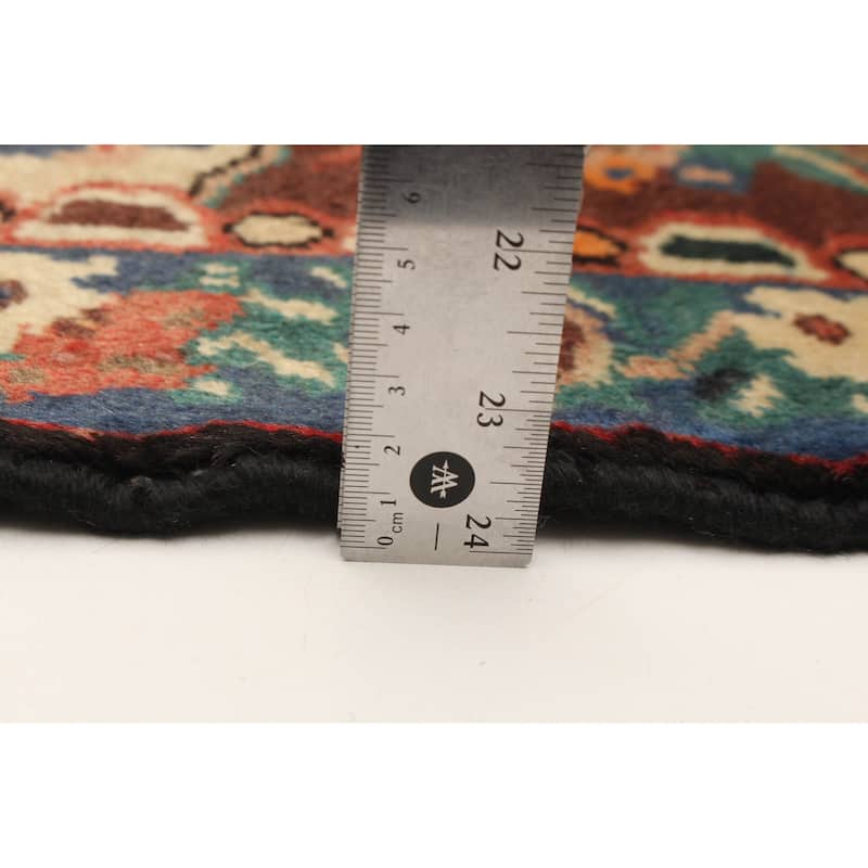 ECARPETGALLERY Hand-knotted Kayseri Vintage Navy Wool Rug - 5'4 x 10'4