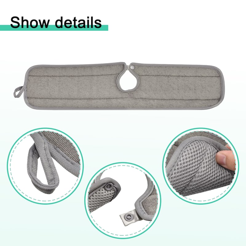 2pcs Microfiber Sink Faucet Mat Sink Drip Catcher and Dish Drying Mat Grey
