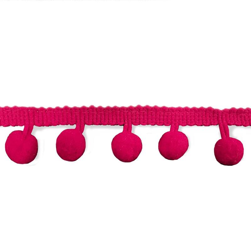 DriftAway Laura Pom Pom Sheer Window Curtain Panel Pair