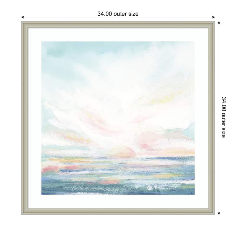Kate and Laurel Framed Art Heavenly by Julie Maida