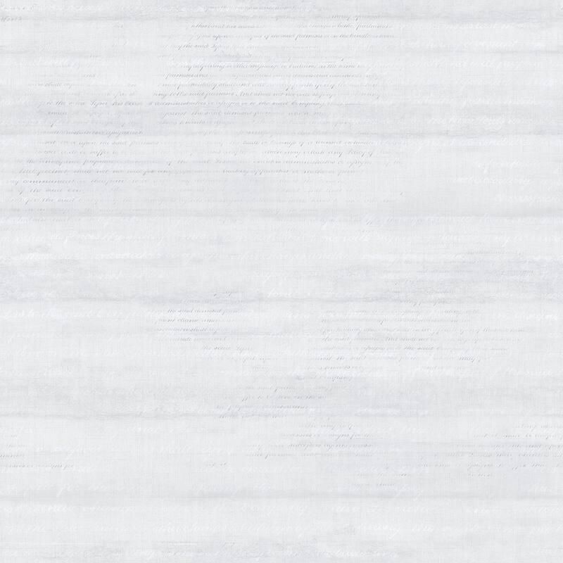 Galerie Wallcoverings Vintage Roses Pretty Script Non-Woven Matte Wallpaper Roll