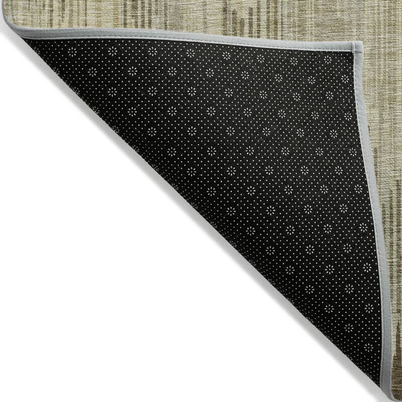 HomeRoots Striped Transitional Rectangle Outdoor Rug