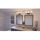 preview thumbnail 2 of 5, Luxury Mid-Century Modern Bathroom Vanity Light, 7.875"H x 23.625"W, with Art Deco Style, Charcoal Finish by Urban Ambiance
