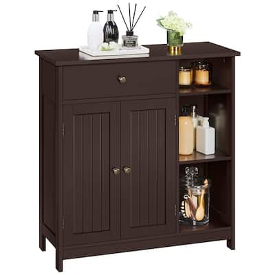 Yaheetech Free-Standing Bathroom Floor Cabinet with Adjustable Drawer