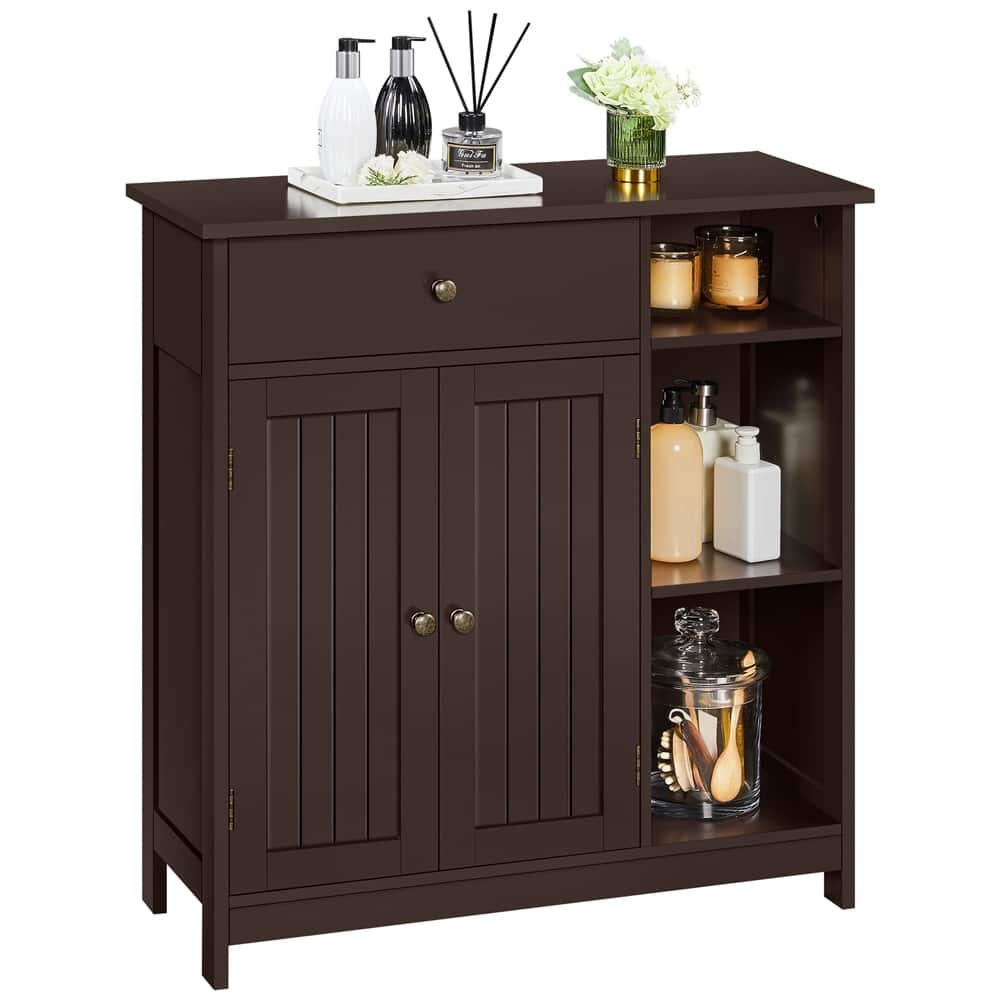 Yaheetech Free-Standing Bathroom Floor Cabinet with Adjustable Drawer