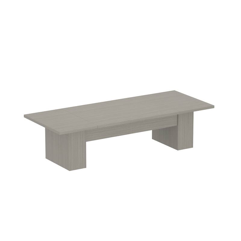 118.1" Large Conference Table, Modern Executive Office Desk with Heavy Duty Wood Base, Seats 8–10 Dining Table