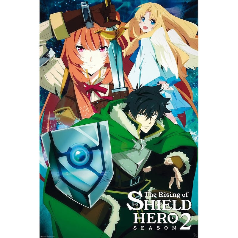 The Shield Hero - Naofumi's Party Art Poster - 24 x 36 Inch