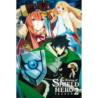 The Shield Hero - Naofumi's Party Art Poster - 24 x 36 Inch