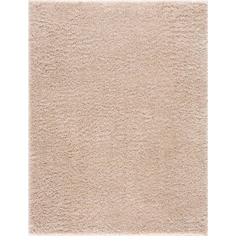 Faina Machine Washable Fluffy Carpet Solid Shag Plain Area Rug
