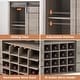 preview thumbnail 13 of 19, Farmhouse 47'' Wine Bar Cabinet Buffet Sideboard Cabinet with 16 Bottle Wine Rack - 15.7"D x 47.2"W x 34.61"H