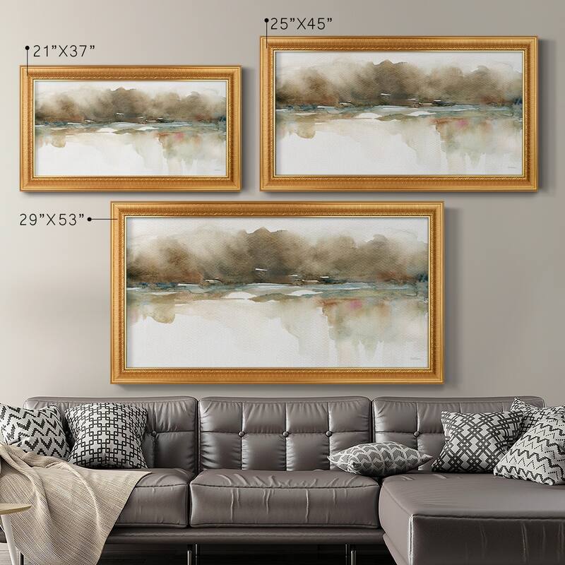 Softer Reflections Premium Framed Canvas- Ready to Hang