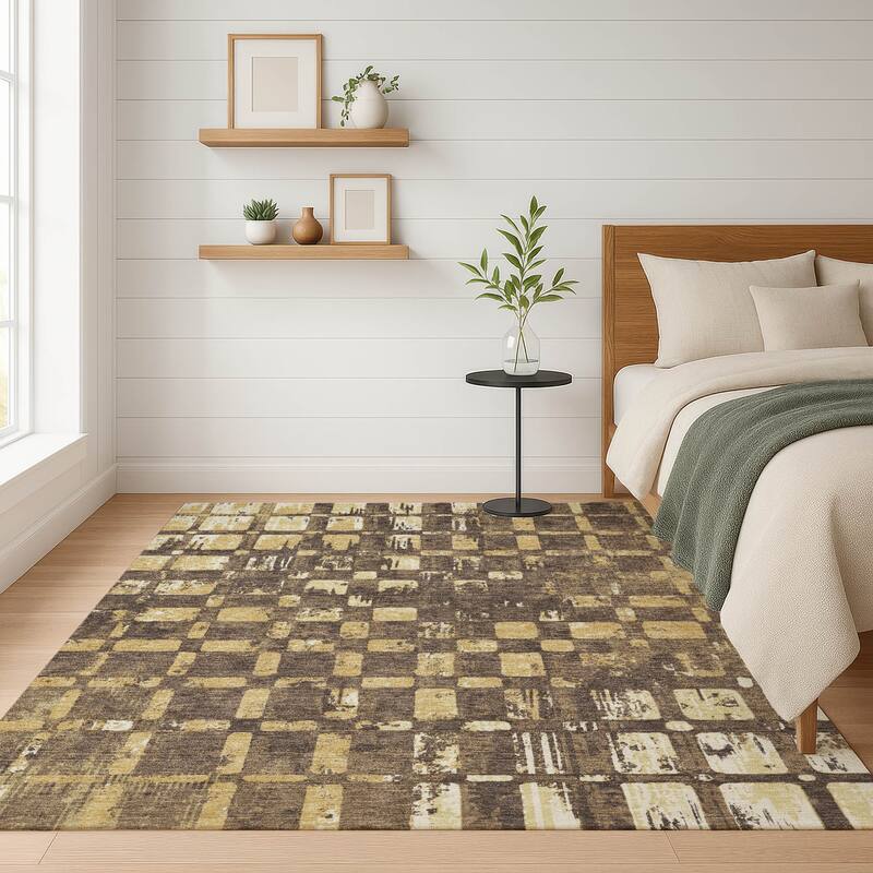 Machine Washable Indoor/ Outdoor Casual Foxfield Chantille Rug