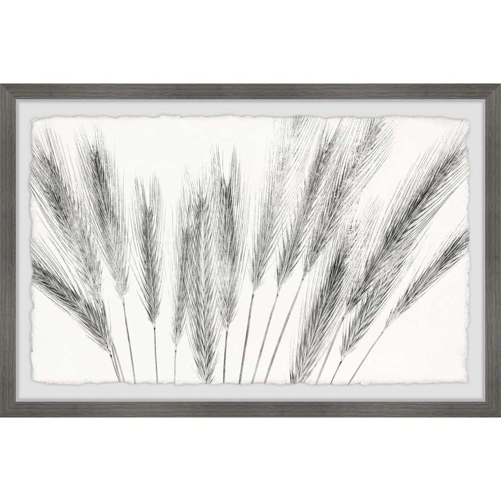 Grass Grows Framed Wall Art, Elegant Home Touch - Sophisticated Artwork for Refined Décor