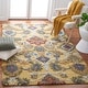 preview thumbnail 8 of 121, SAFAVIEH Fiorello Handmade Blossom French Country Wool Area Rug 10' x 14' - Gold/Multi - Rectangle