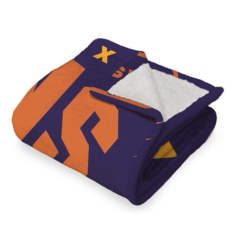 NBA High Block Silk Touch Sherpa Throw Blanket