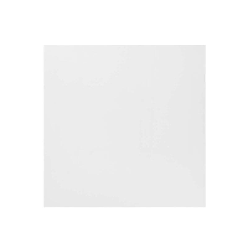 Square Wood Top Dining Table - White