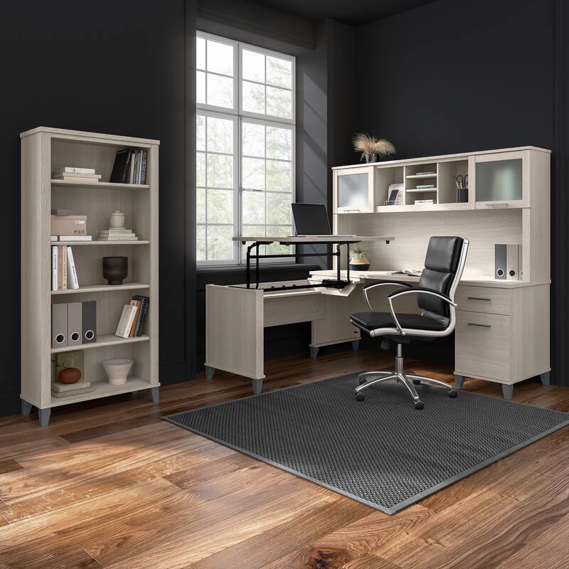 Bush Furniture Somerset 2 Drawer Lateral File Cabinet with Storage