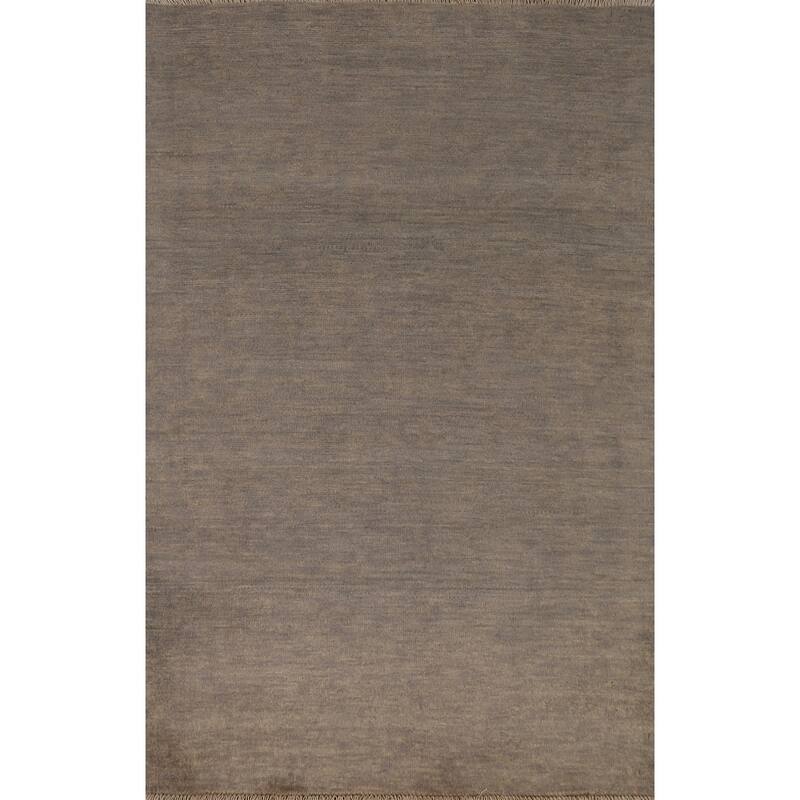 Modern Gabbeh Oriental Accent Rug Handmade Wool Carpet - 3'4"x 5'0"