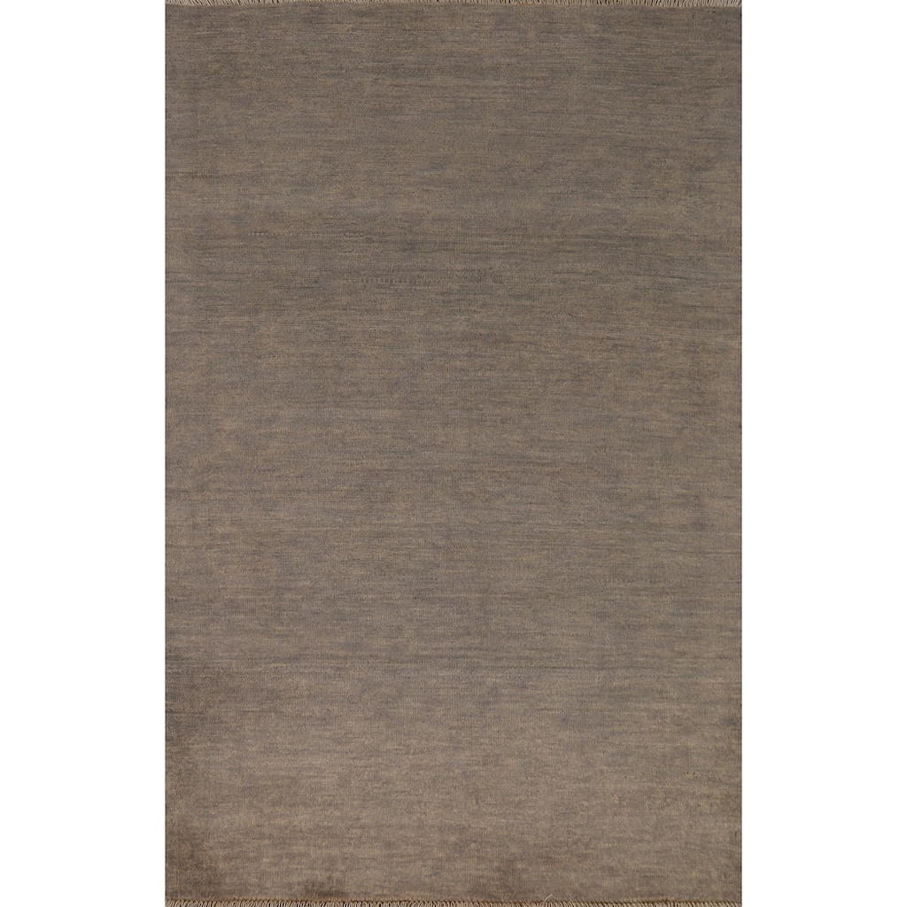 Modern Gabbeh Oriental Accent Rug Handmade Wool Carpet - 3'4"x 5'0"