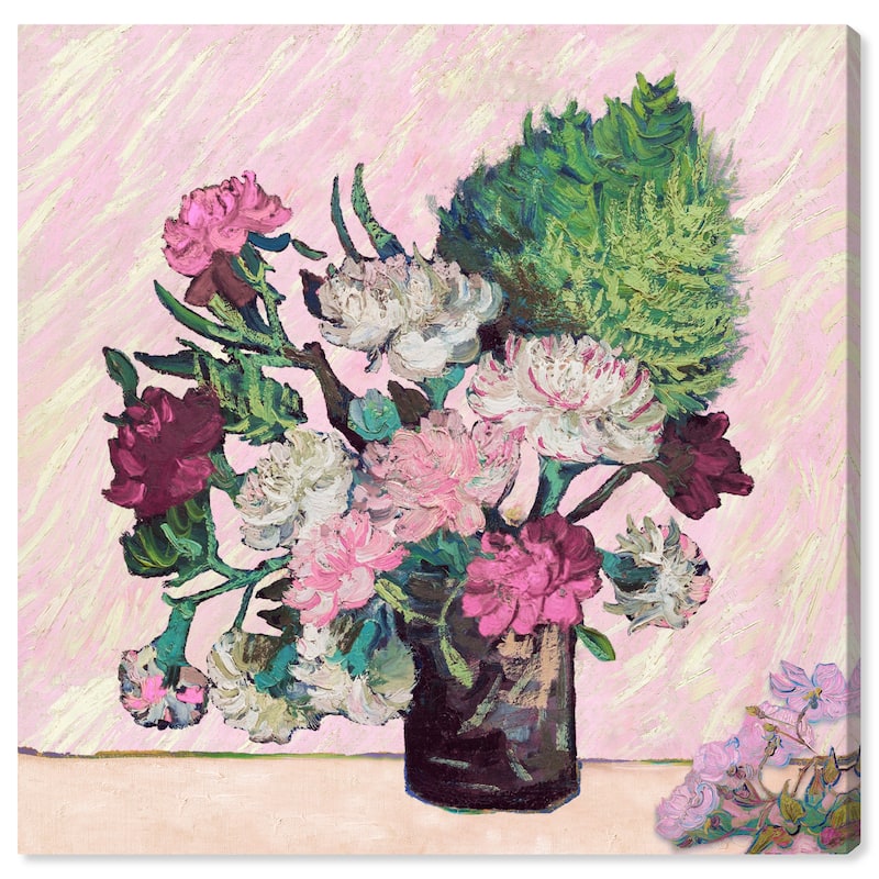 Wynwood Studio Canvas Classic and Figurative The Impressionist s Bouquet Purple and French Country Wall Art Canvas Print