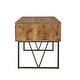 preview thumbnail 4 of 19, Analiese Industrial Antique Writing Desk