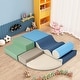 preview thumbnail 1 of 11, Soft Climb and Crawl Foam Playset 6 in 1, Soft Play Equipment Climb and Crawl Playground for Kids,Kids Crawling Colorful
