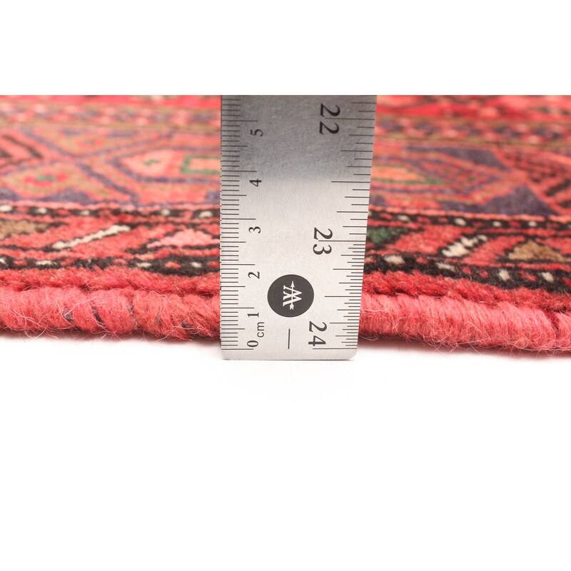 ECARPETGALLERY Hand-knotted Andelz Red Wool Rug - 4'2 x 7'0