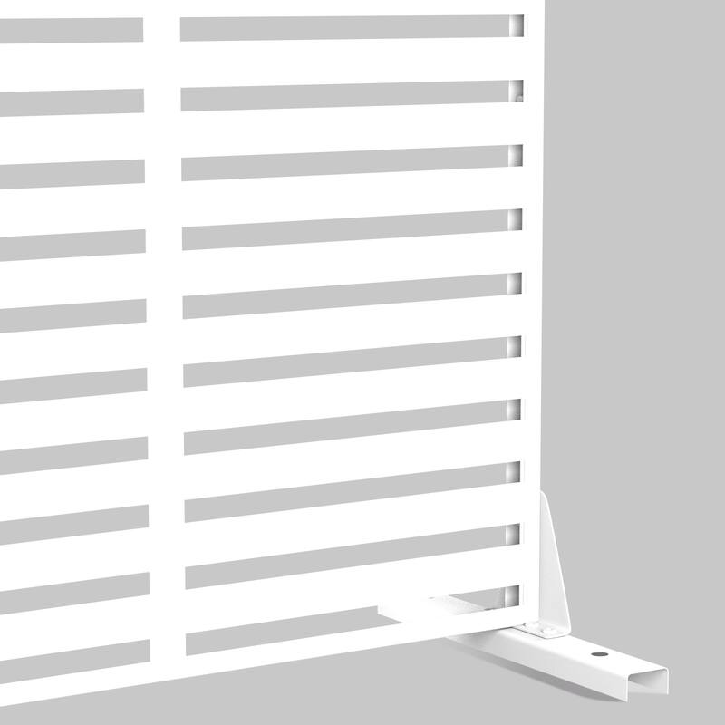 Outdoor Privacy Screen Metal Privacy Screen Panel Free Standing - 72*47