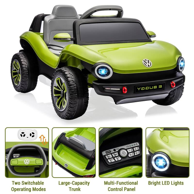 12V Ride On Car for Kids Licensed Volkswagen Beetle