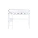 preview thumbnail 10 of 16, White Twin High Loft Bed with Safety Guardrail,Built-in desk,Ladder
