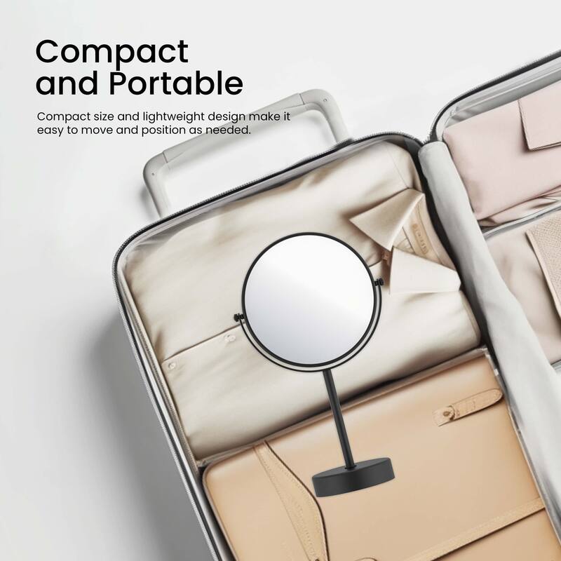 Circular Free Standing Magnifying Make Up Mirror