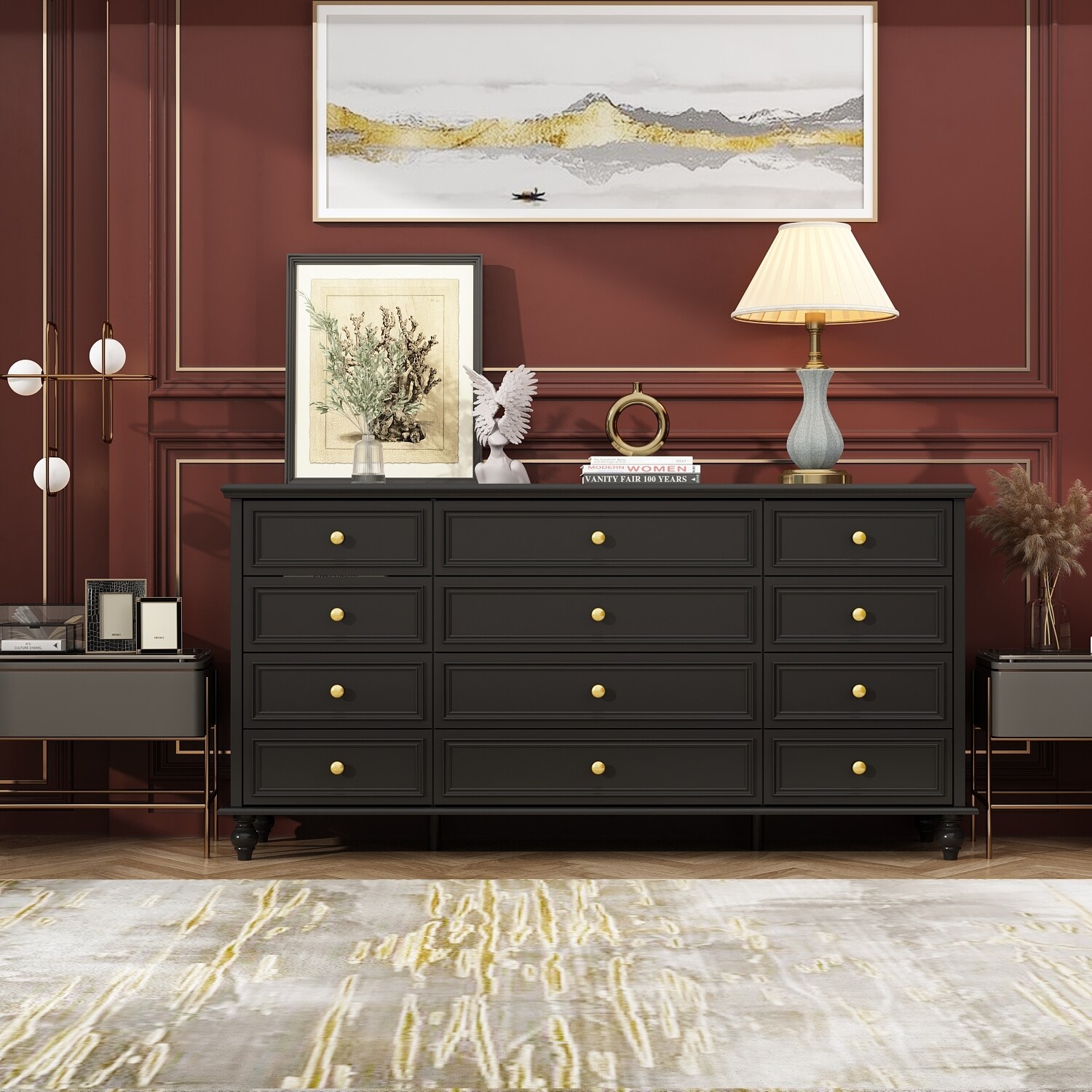 Modern Wood Dresser Bedroom Storage Drawer Organizer Closet Drawers - Overstock - 36409370 Modern Wood Dresser Bedroom Storage Drawer Organizer Closet Drawers - Overstock - 36409370