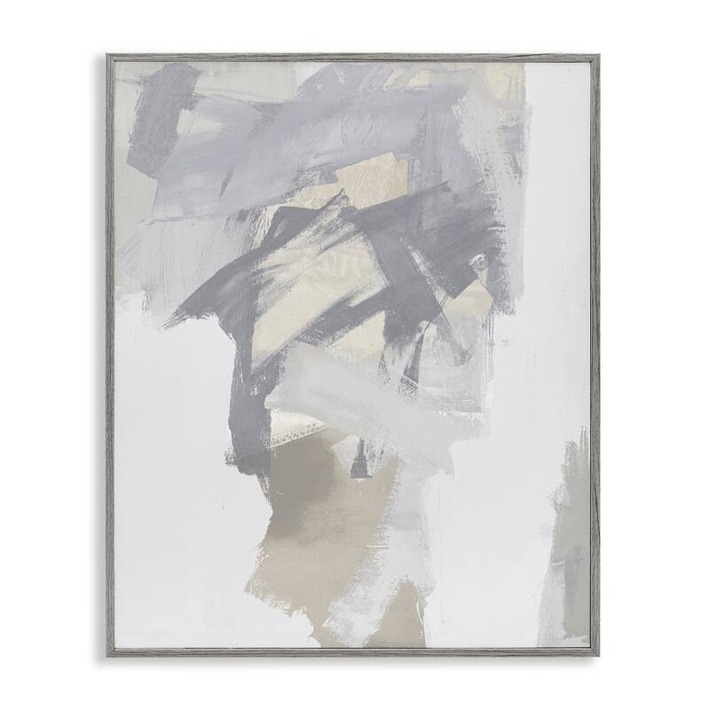 Stupell Elegant Contemporary Grey Shades Framed Giclee Art Design By Rachel Springer - 11 x 14 - Grey