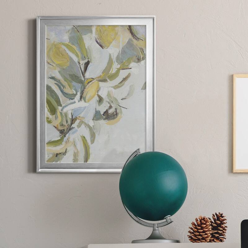 Lemon Pears Premium Framed Canvas - Ready to Hang