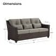 preview thumbnail 54 of 105, Murphy Outdoor Wicker Patio Outdoor Sofa Swivel Chair Coffee Table