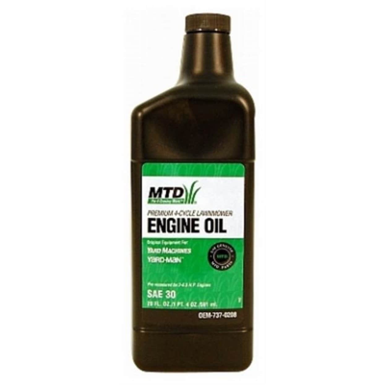 Shop Arnold Oem 737 0208 Mtd 4 Cycle Premium Grade Lawnmower Oil 20 Oz Pack Of 12 Overstock 27650906