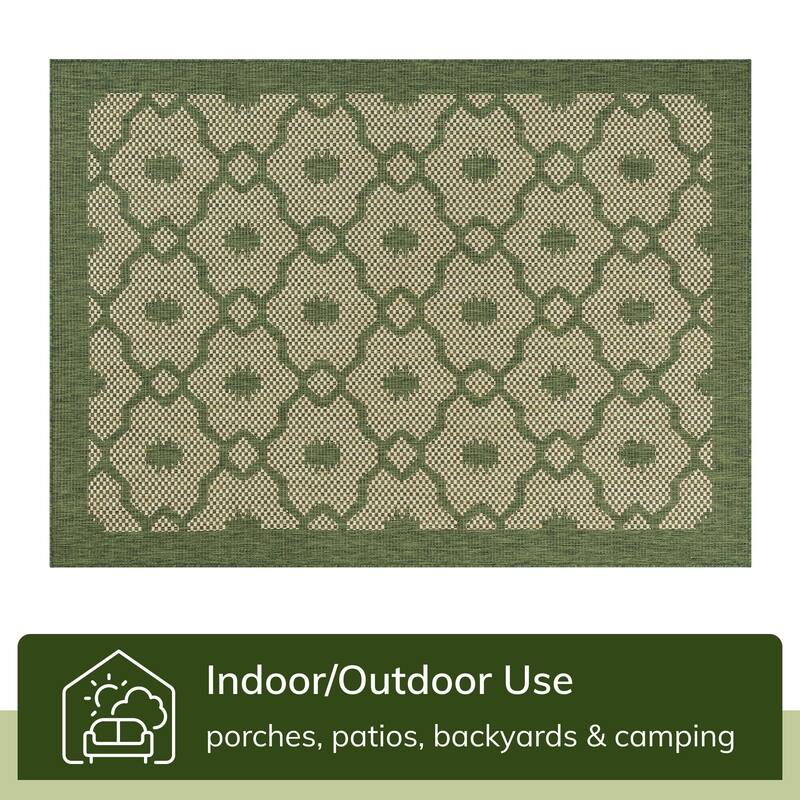 Well Woven Medusa Sol Indoor Outdoor Area Rug