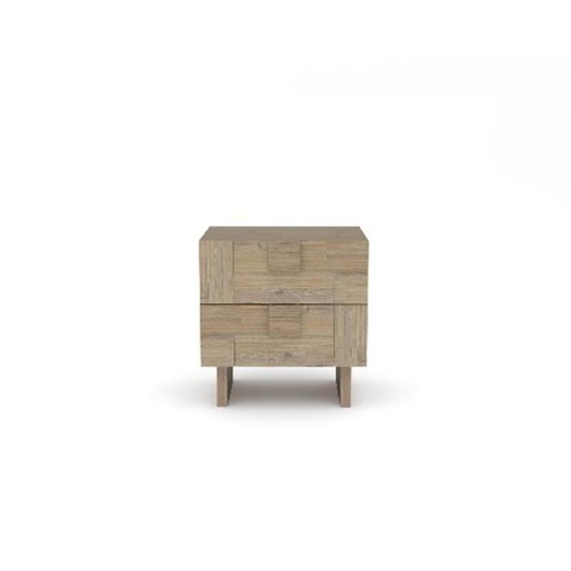Sophie Solid Acacia 2-Drawer Nightstand