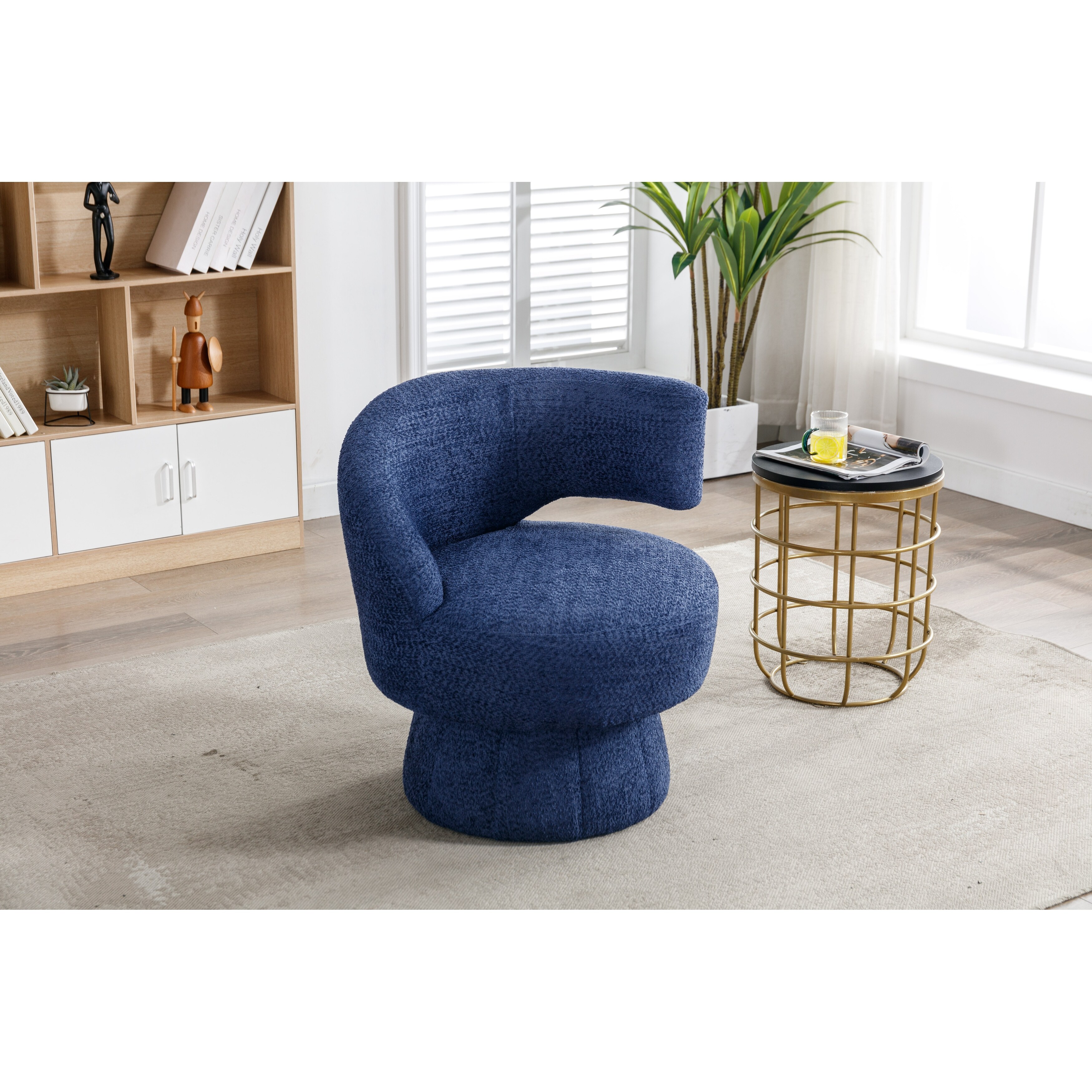 Cuddler store barrel chair