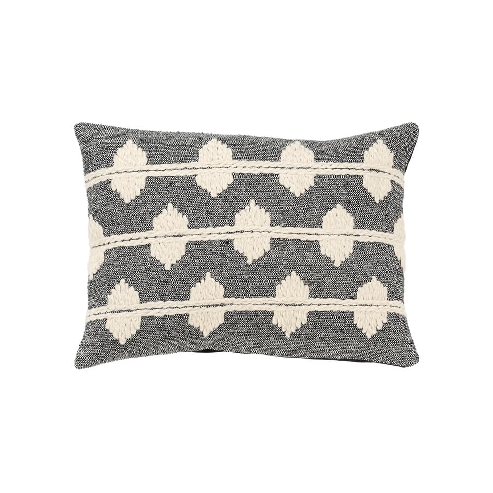 Rizzy Home Traditional Down Filled Decorative Pillow 14"x20"