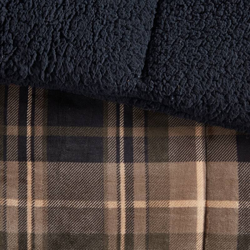 Woolrich Alton Plush to Sherpa Down Alternative Comforter Set